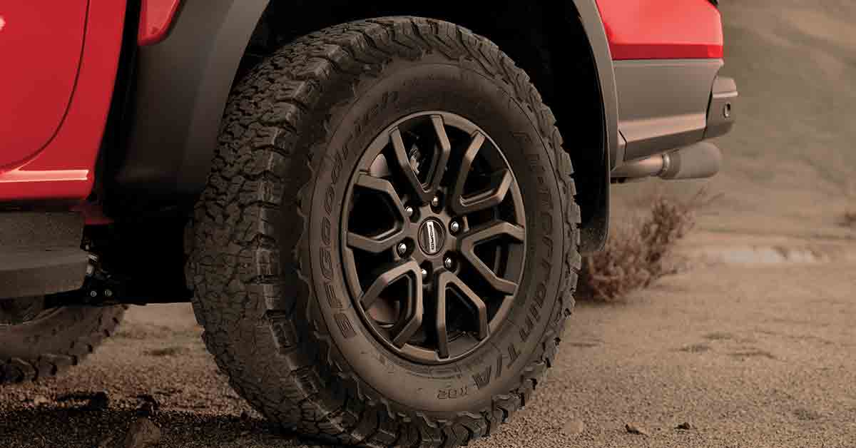 Nuovo Ford Ranger Raptor Misura Cerchio