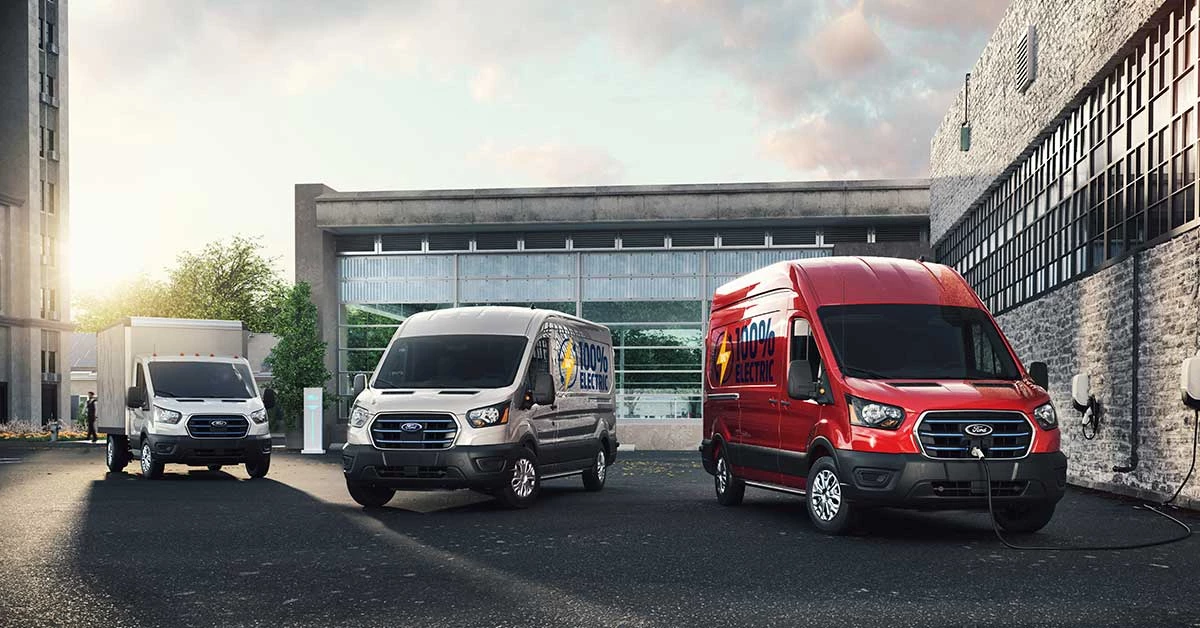 E Transit Ford Elettrico Gamma Furgoni