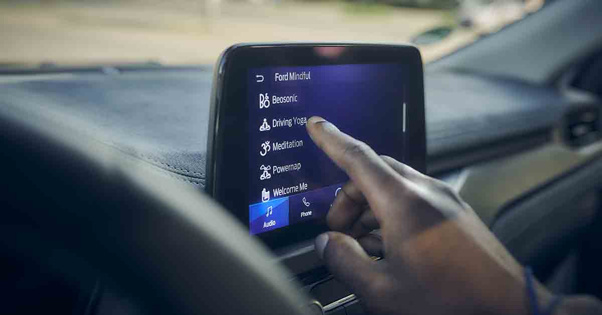 Ford Mindfulness Car Driving Yoga